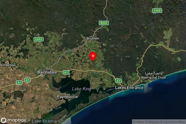 Bumberrah,Victoria Satellite Map