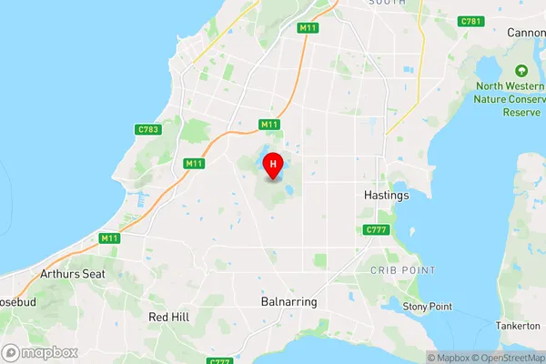 Tuerong,Victoria Area Map