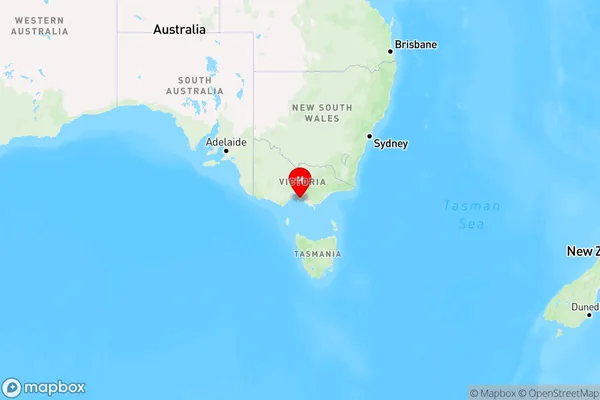 Merricks,Victoria Region Map