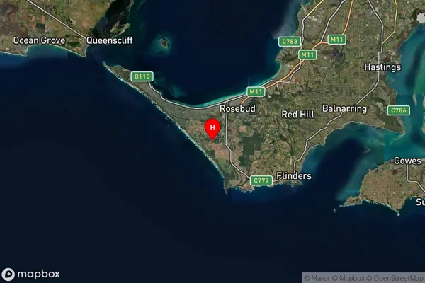 Fingal,Victoria Satellite Map