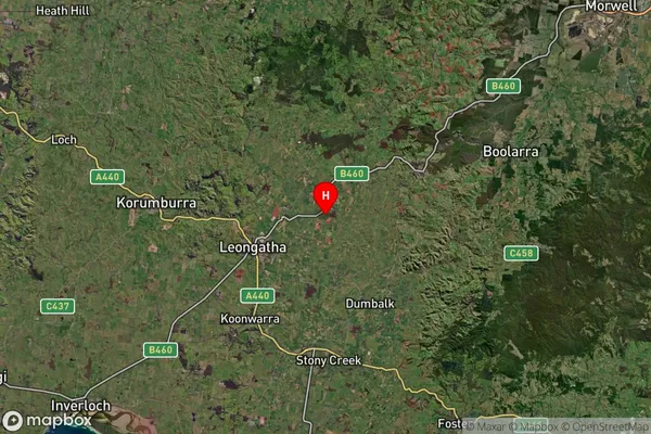 Boorool,Victoria Satellite Map