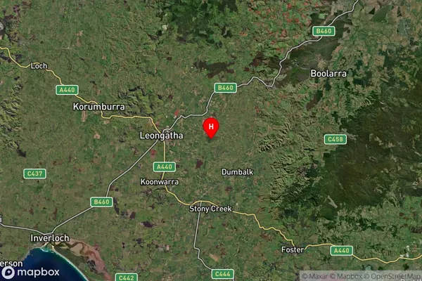 Koorooman,Victoria Satellite Map