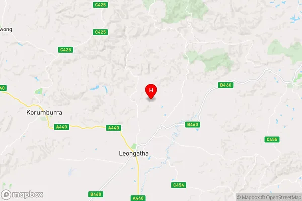 Leongatha North,Victoria Area Map