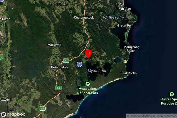 Mayers Flat,New South Wales Satellite Map