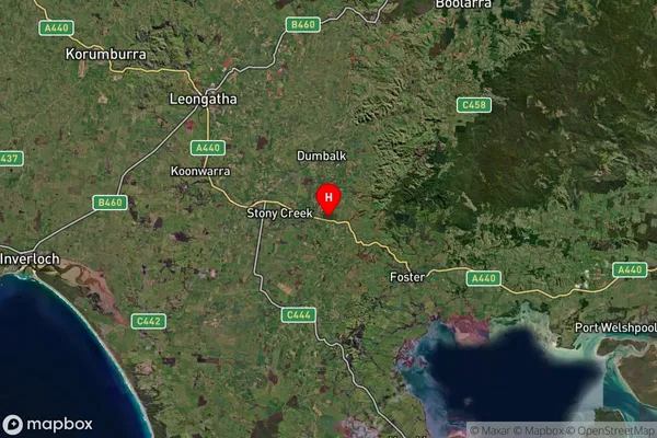 Stony Creek,Victoria Satellite Map