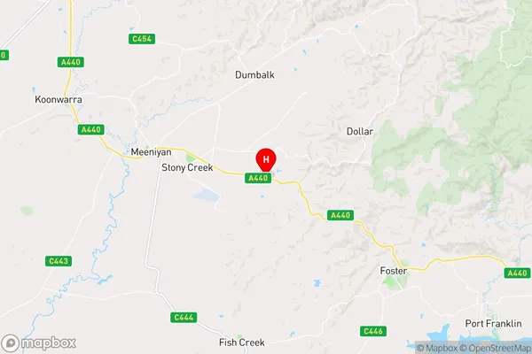 Stony Creek,Victoria Area Map