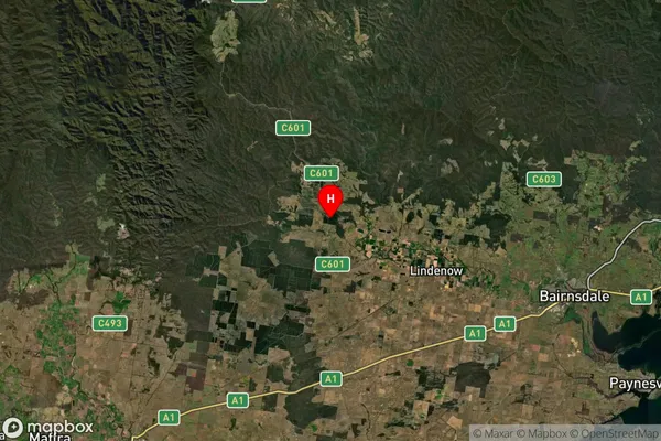 Glenaladale,Victoria Satellite Map