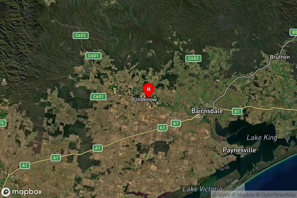 Lindenow,Victoria Satellite Map