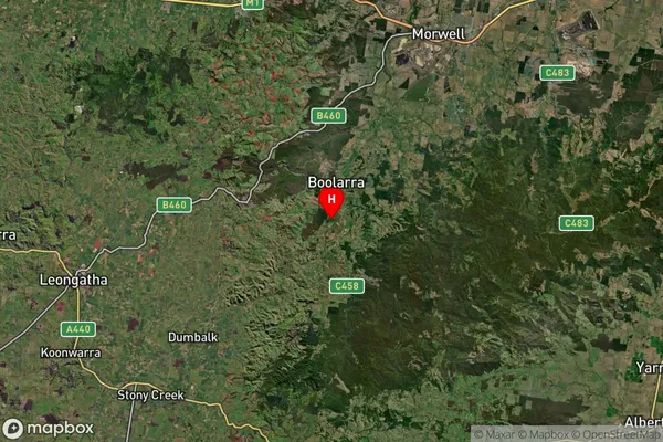 Boolarra South,Victoria Satellite Map