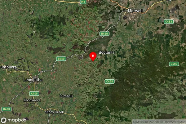 Darlimurla,Victoria Satellite Map