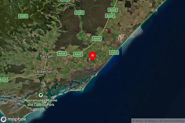 Cherrilong,Victoria Satellite Map