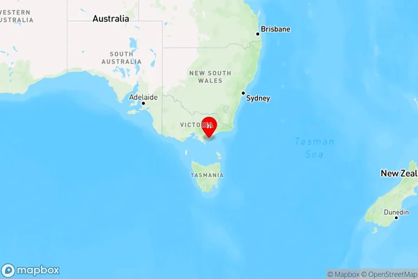 Cherrilong,Victoria Region Map