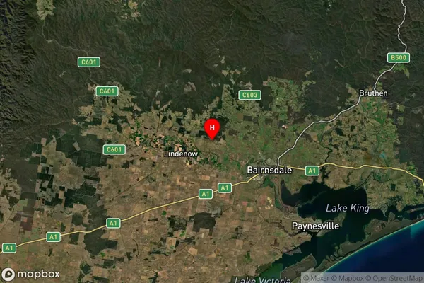 Calulu,Victoria Satellite Map