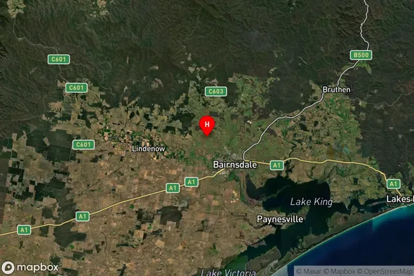 Ellaswood,Victoria Satellite Map