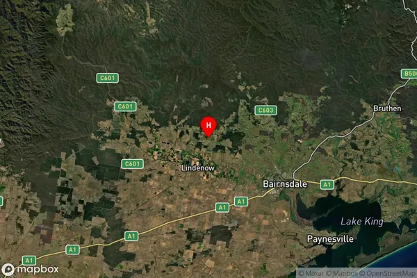 Flaggy Creek,Victoria Satellite Map