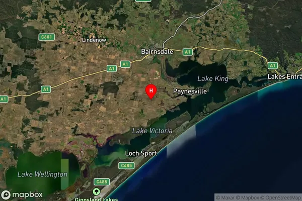 Forge Creek,Victoria Satellite Map