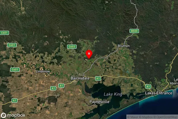 Granite Rock,Victoria Satellite Map