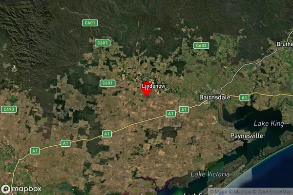 Lindenow South,Victoria Satellite Map