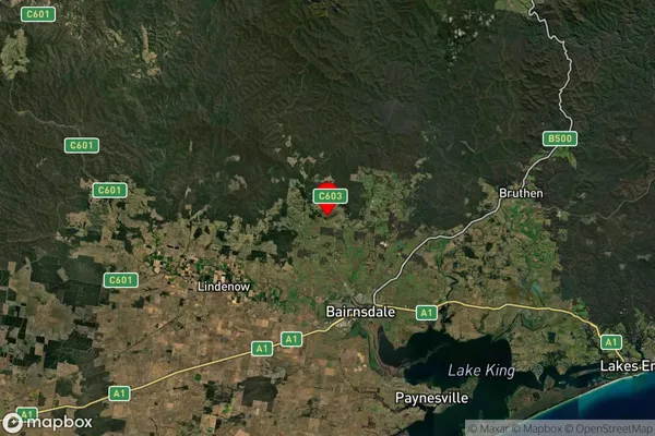 Mount Taylor,Victoria Satellite Map