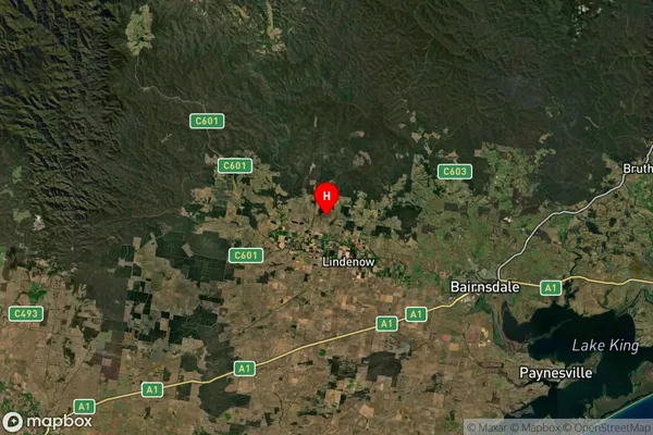 Wuk Wuk,Victoria Satellite Map