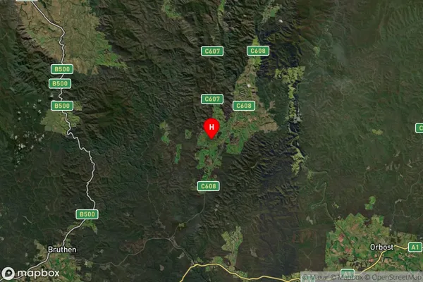 Buchan South,Victoria Satellite Map