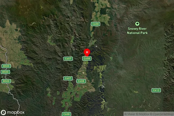 Murrindal,Victoria Satellite Map