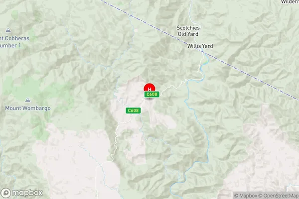 Suggan Buggan,Victoria Area Map