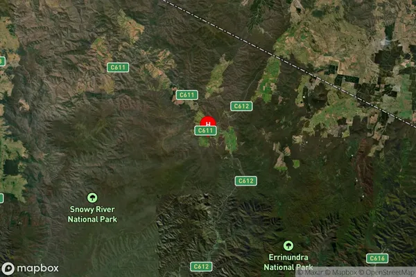 Bonang,Victoria Satellite Map