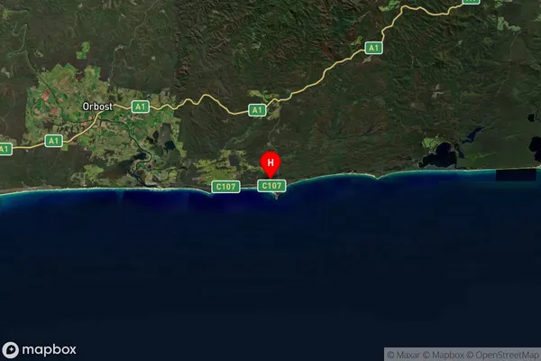 Cape Conran,Victoria Satellite Map