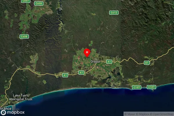 Jarrahmond,Victoria Satellite Map