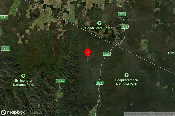 Buldah,Victoria Satellite Map