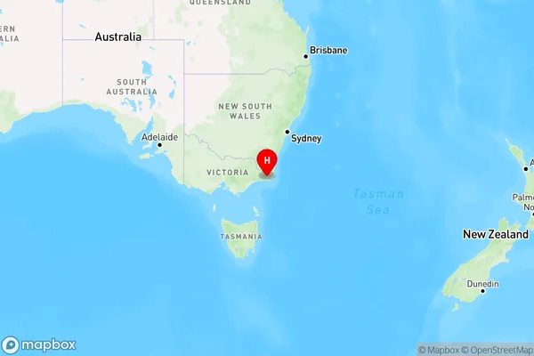 Weeragua,Victoria Region Map