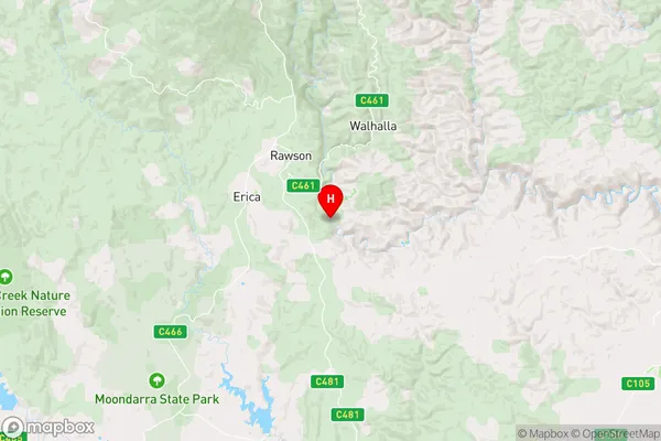 Coopers Creek,Victoria Area Map