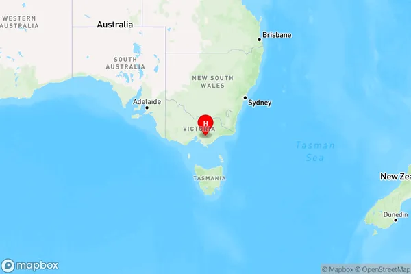 Fumina South,Victoria Region Map