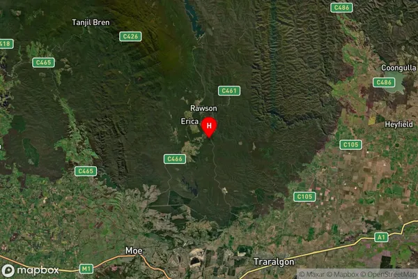 Jacob Creek,Victoria Satellite Map