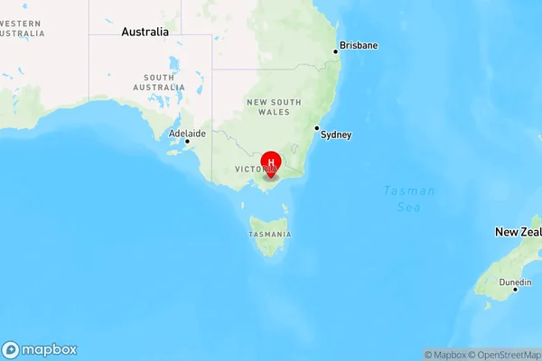 Thomson,Victoria Region Map