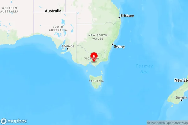 Neerim South,Victoria Region Map