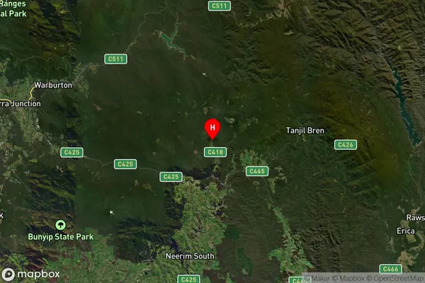 Loch Valley,Victoria Satellite Map