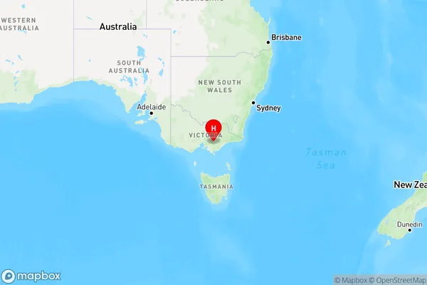 Mt Baw Baw,Victoria Region Map