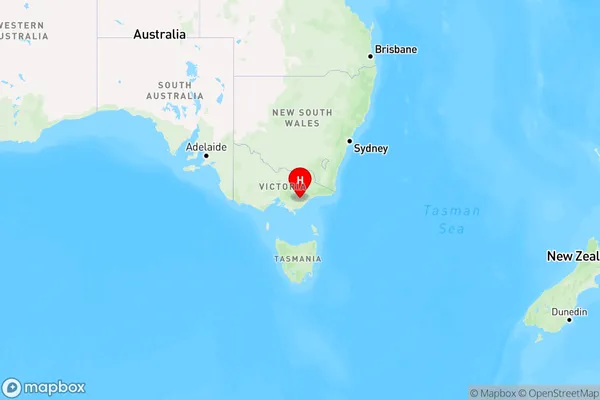 Nambrok,Victoria Region Map