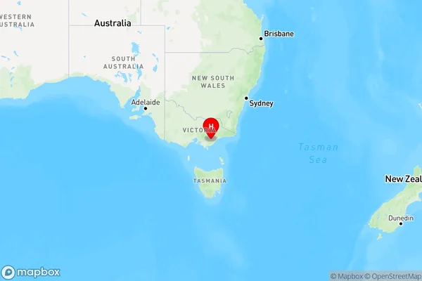 Rosedale,Victoria Region Map