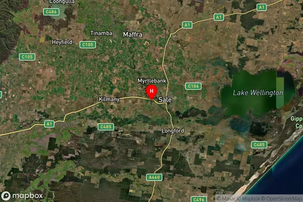 Wurruk,Victoria Satellite Map