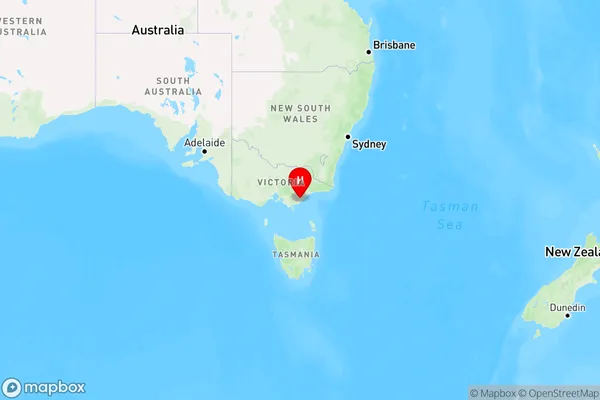 Giffard West,Victoria Region Map