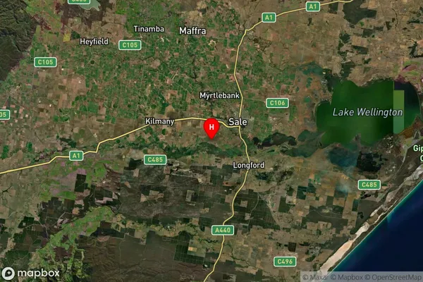 Pearsondale,Victoria Satellite Map