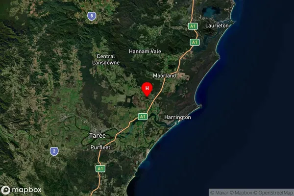 Coopernook,New South Wales Satellite Map