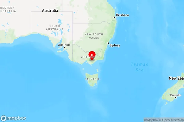 Toongabbie,Victoria Region Map