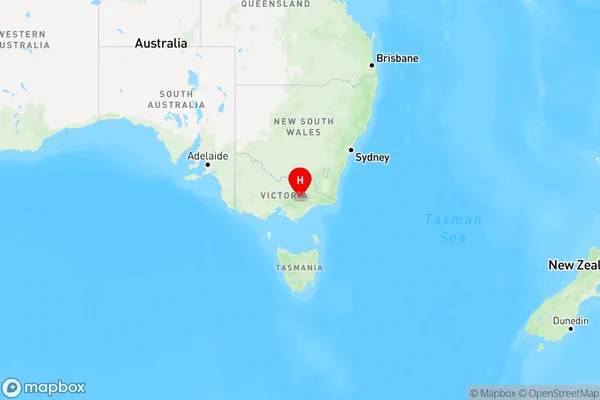 Tamboritha,Victoria Region Map