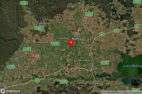 Riverslea,Victoria Satellite Map