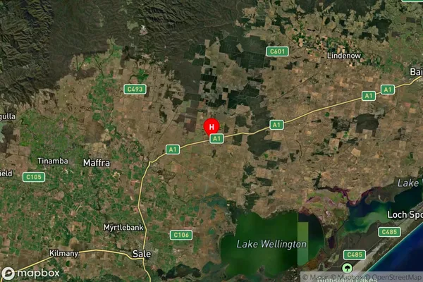 Munro,Victoria Satellite Map