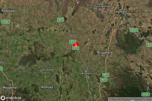 High Camp,Victoria Satellite Map